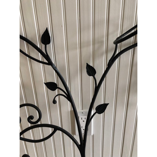 1940s Wrought Iron Wall Plant Holder Chairish