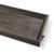 Wrapped in brown faux shagreen, this rectangular tray sports complementary natural brass handles. Perfect to display...