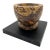 Grand Toiur Style Classical Carved Soapstone Ritual Chalice on the Ebony Base For Sale