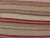 Mid 20th Century Colorful Vintage Turkish Kilim Runner With Stripes and Multi Colors For Sale - Image 10 of 12