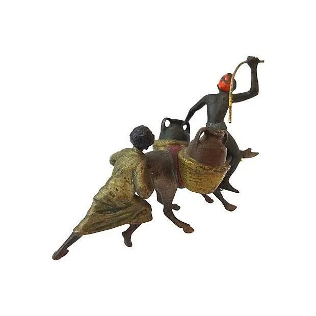 Realism 19th c Austrian Miniature Vienna Bronze Figures For Sale - Image 3 of 7