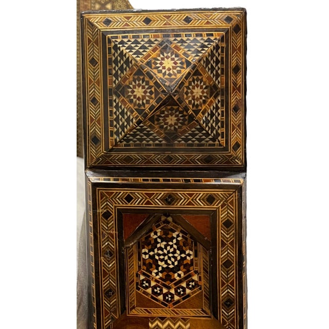 19th Century Syrian Marquetry Armchair For Sale - Image 9 of 17