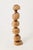 Carved from a single solid log, this sculpture has the presence of an artifact from another time. The rhythmic, stacked...