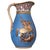 Blue Antique English Blue Lustre Transferware Wash Basin & Ewer by Furnival C. 1840–1860 For Sale - Image 8 of 17