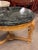 French Louis XV Style 23 K Gold Carved Wood Center Table + Marble Top For Sale - Image 4 of 12