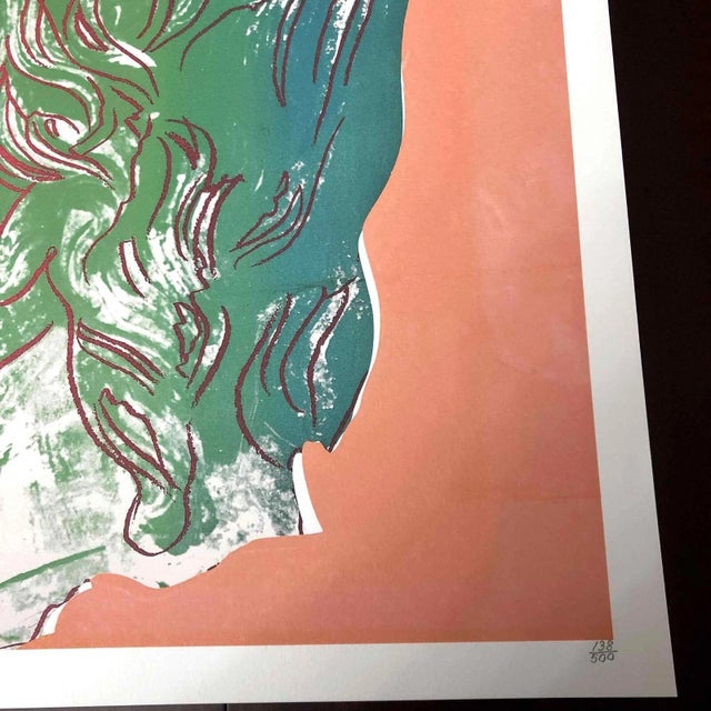American 1990s After Andy Warhol "Alexander the Great" Lithograph For Sale - Image 3 of 11