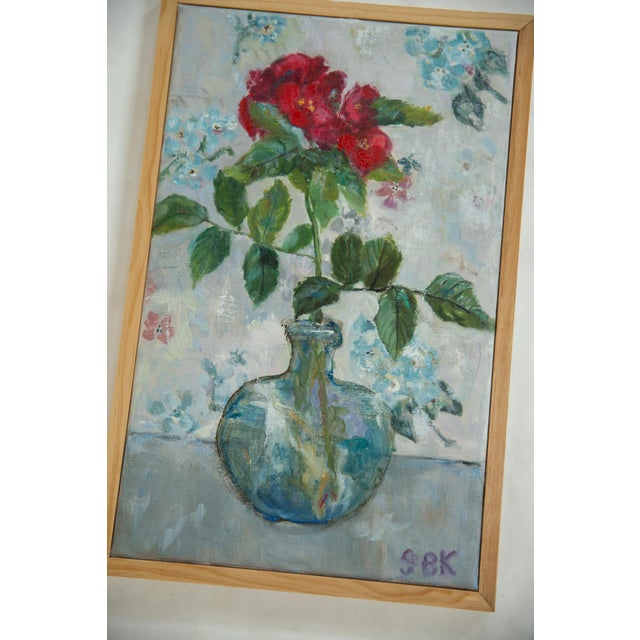 Grace B. Keogh Geranium Painting For Sale - Image 4 of 6