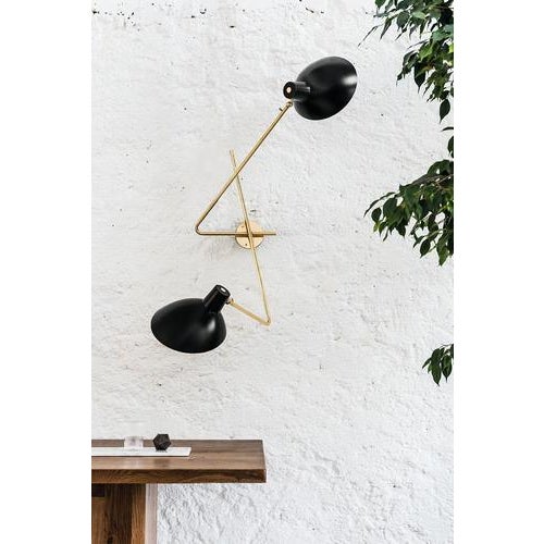 Black Black VV Cinquanta Twin Wall Lamp by Vittoriano Viganò for Astep For Sale - Image 8 of 10
