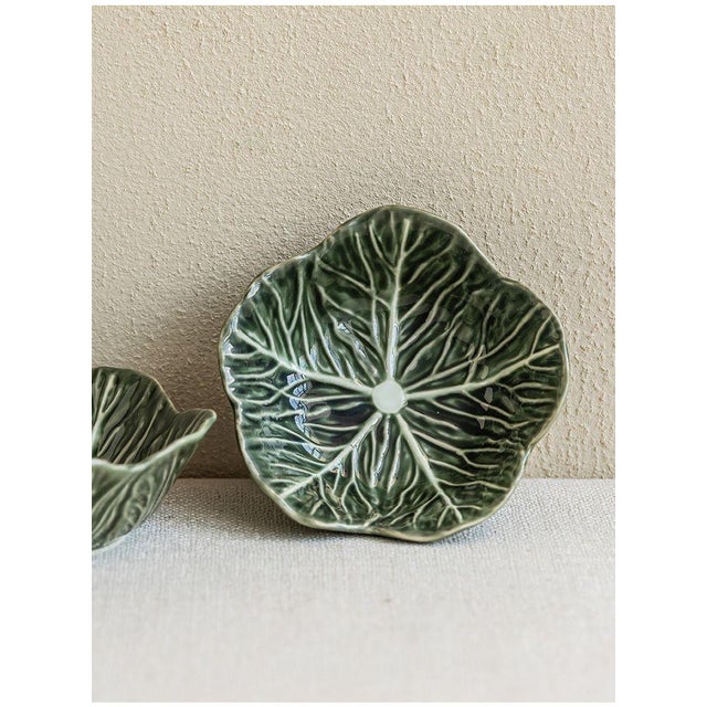 2020s Retro Mid-Century Cabbage Salad Bowl – Set of 4 For Sale - Image 5 of 7