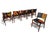 Mid 20th Century Restored Mid-Century Erik Buck Danish Teak Dining Chairs in Abstract Velvet Print For Sale - Image 12 of 15