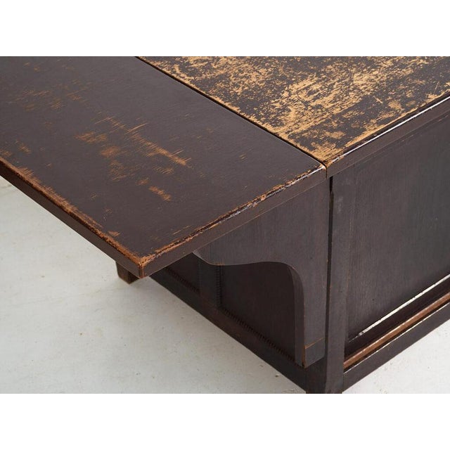 Japanese Worktable in Wood For Sale - Image 6 of 13