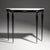 Mid-20th Century Black Console Table with White Stone Top, Italy For Sale - Image 14 of 18