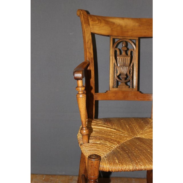 Set of Vintage Armchairs in Cherry For Sale - Image 6 of 14