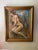 1970s Vintage Nude Painting on Canvas, Framed For Sale - Image 9 of 10