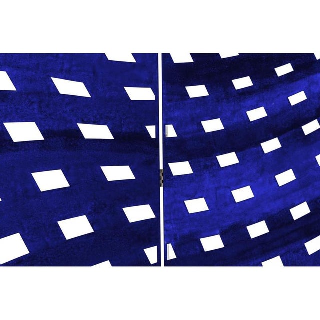 Blu Di Prussia Otto Room Divider in Powder-Coated Aluminum by Altreforme For Sale - Image 6 of 9
