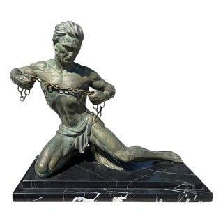 Jean De Roncourt, Liberty Breaking Her Chains, 1920s, Babbitt For Sale