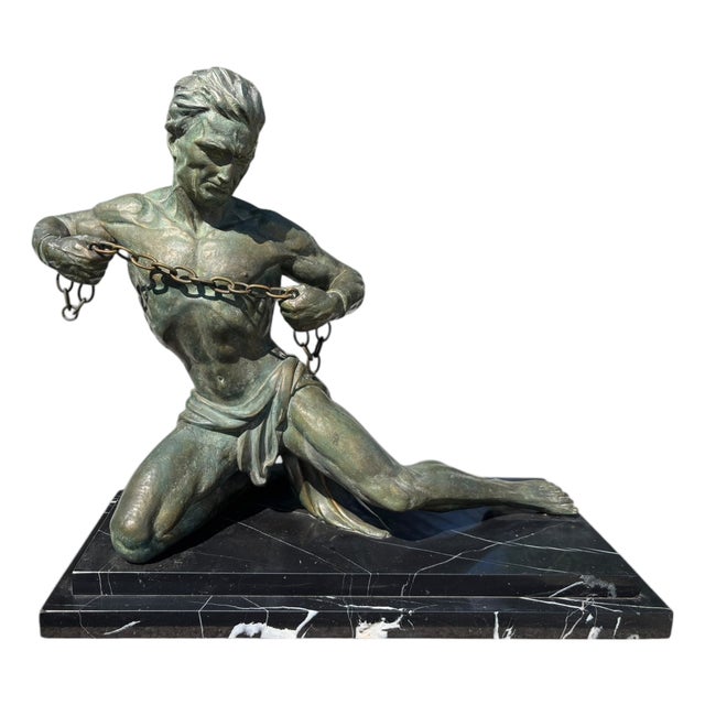 Jean De Roncourt, Liberty Breaking Her Chains, 1920s, Babbitt For Sale