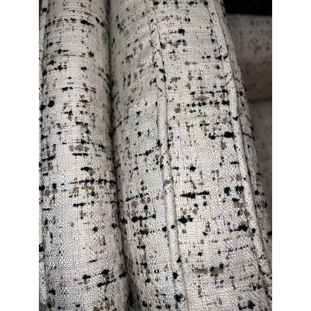 Mid-Century Low Chairs (Newly Reupholstered/Pair) For Sale - Image 9 of 10