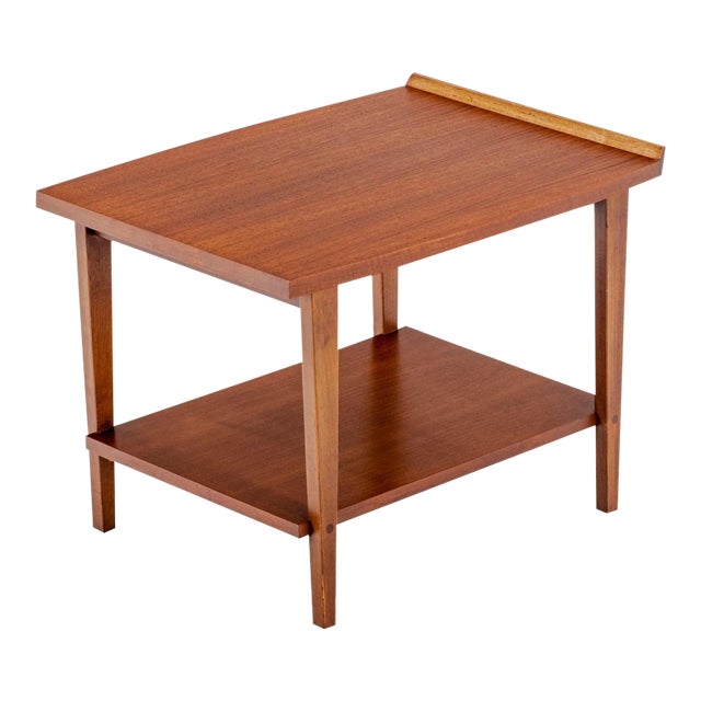 Mid Century Modern Two Tiered End Table by Lane, USA, circa 1960's For Sale