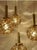 Gold Vintage Glass Pendant Light from Doria Leuchten, 1970s For Sale - Image 8 of 16