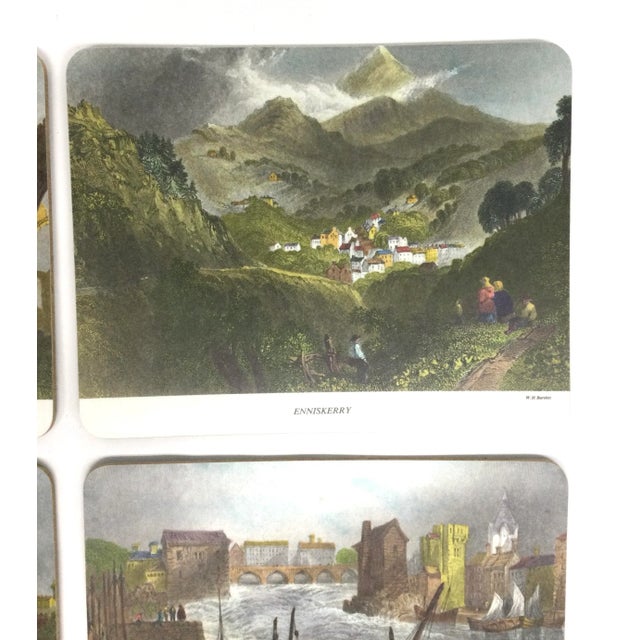 Mid-Century Modern Vintage Melamine Whitecliff Placemats Ireland For Sale - Image 3 of 12