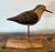 Mid-Century Modern Vintage Hand Carved and Painted Wooden Shorebird, Folk Art, Signed Wek For Sale - Image 3 of 7