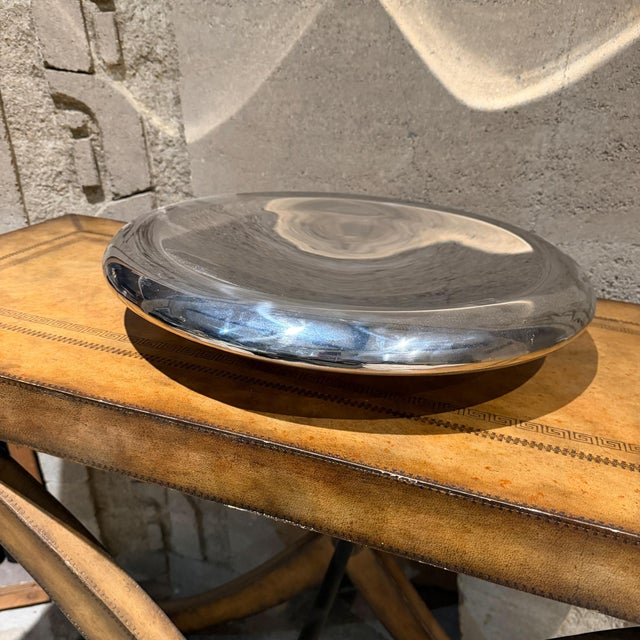 Sleek Modern Tulip Chrome Polished Metal Bowl Post Modern For Sale - Image 11 of 17