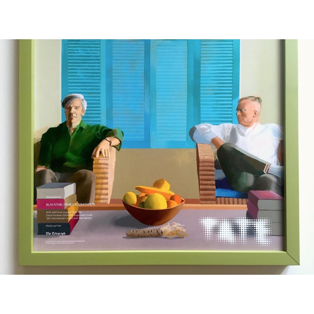 David Hockney Lithograph Print Tate Britain Framed Pop Art Exhibition Poster " Christopher
