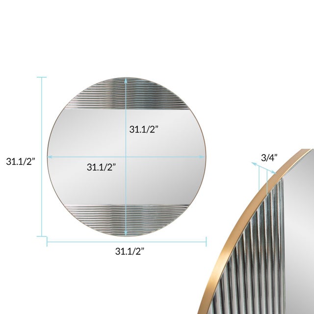 Frosted Wall Mirror For Sale - Image 11 of 11