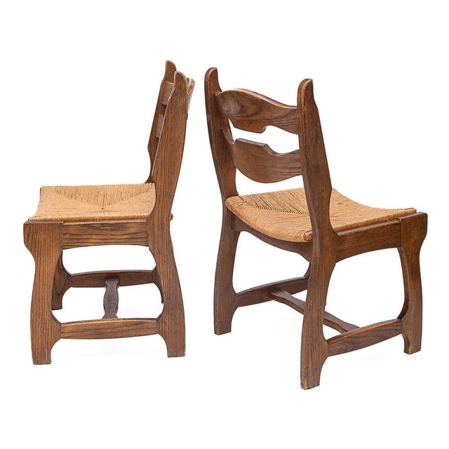1950s Chairs by Guillerme and Chambron, 1950s, Set of 6 For Sale - Image 5 of 10
