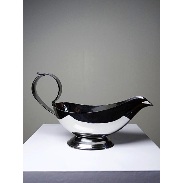 1960s Vintage Stainless Steel Gravy Boat from Rémy Letang, 1960s For Sale - Image 5 of 11