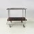 Italian Mid-Century Modern Wood and Metal Cart with Double Shelf, 1940s For Sale - Image 3 of 18