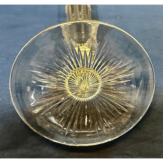 Transparent Late 19th Century Crystal Vase, signed HAWKES For Sale - Image 8 of 9