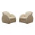 2-Piece Art Deco Streamline Moderne Seating Suite by Jaz — After Donald Deskey Royalchrome, c.1990s For Sale