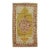 Zabihi Collection Mustard Antique Turkish Scatter Throw Size Rug For Sale