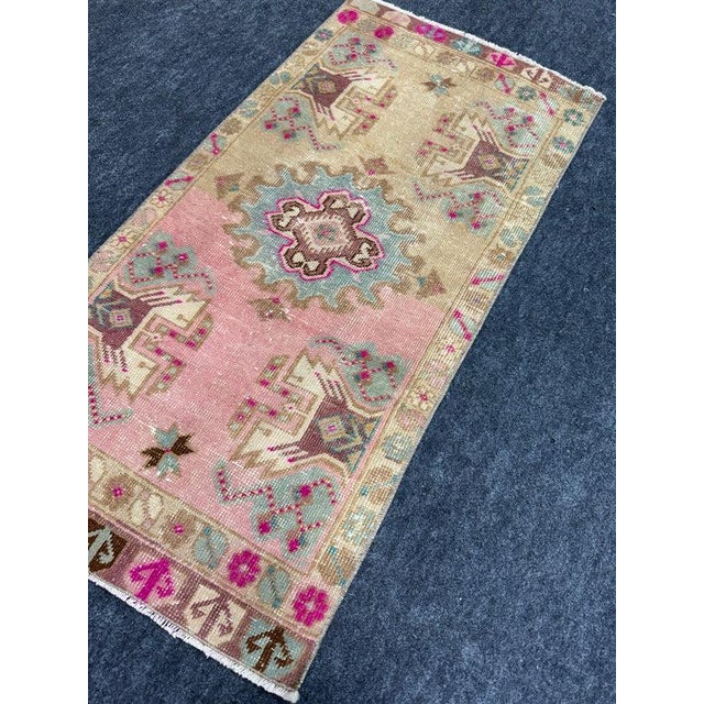 Early 21st Century Turkish Yastik Rug 1'8" x 3'5" For Sale - Image 5 of 5