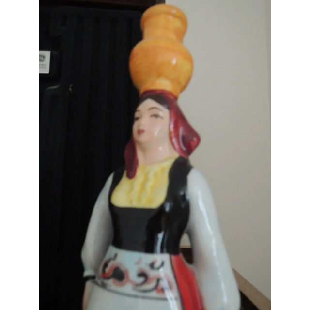 Mid-Century Modern 1960s Wine Decanter Figurine From Mission Cellars California - Sealed For Sale - Image 3 of 13