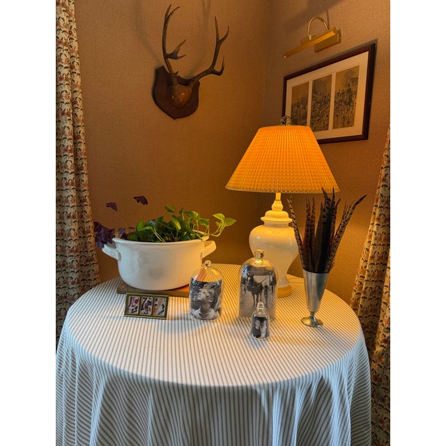 This listing is for an oversized, stoneware crackle glazed cachepot with handles. It's a great size for bulbs or small...