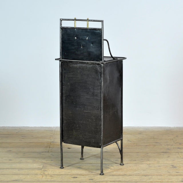 Iron Bedside Cabinet, 1910s For Sale - Image 14 of 15