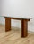 Vintage MCM Danish Teak Puzzle Console Table, Glass Top Mid Century, Entry Table, Danish Modern Sofa Table For Sale - Image 14 of 17