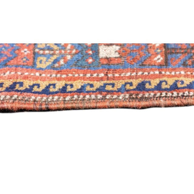 Brown Antique Khamseh Rug 4'10'' x 5'11'' For Sale - Image 8 of 12