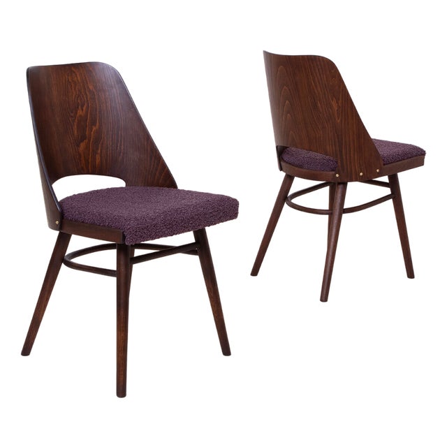 Model 514 Dining Chairs attributed to R. Hofman for Ton, 1960s, Set of 4 For Sale