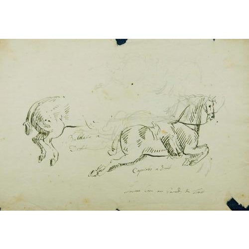 China ink and watercolor on paper. Realized in the 1740s. with hand written notes. Very good condition. This piece is...