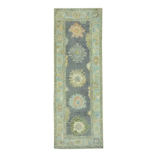 Turkish Oushak Rug 2'10" x 8'3" #19179 For Sale