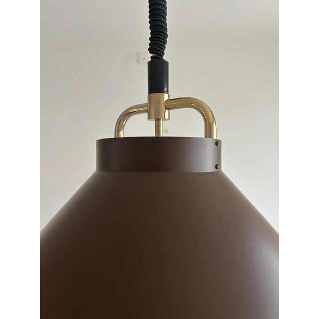 Rise-and-Fall Tarok Pendant Lamp by Jo Hammerborg for Fog & Mørup, 1970s For Sale - Image 6 of 11