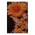 Vintage Turkish Square Rug With Saffron and Brown Floral Elegance - Rug & Kilim For Sale