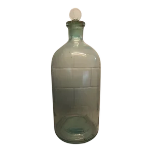 Vintage 1930s Glass Apothecary Bottle Jar