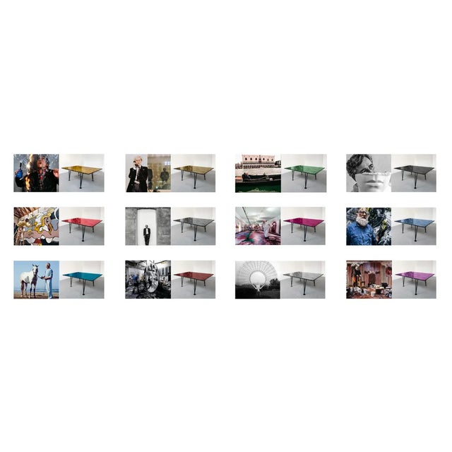 Metal Vedova Dining Table by Venio Santoni For Sale - Image 7 of 9