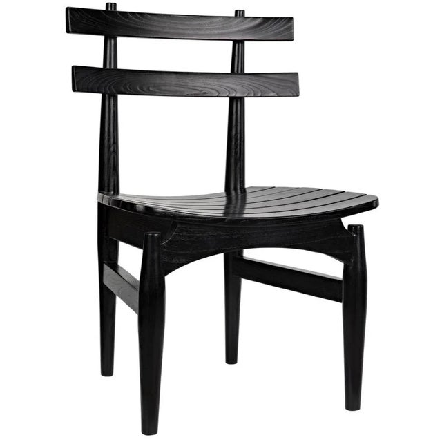 Contemporary Azumi Chair, Charcoal Black For Sale - Image 3 of 3