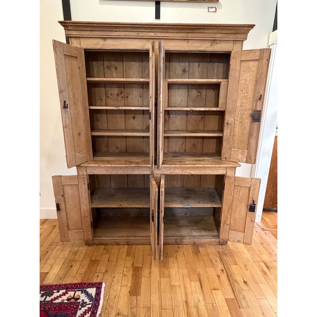 Up for sale in Sunapee Harbor is an Antique Irish Pine Cupboard. This cupboard came from estate in southern Vermont and...